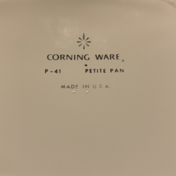 VTG Corningware Cornflower 5” Single Serve Dishes Lot of 4 ( P-41 Petite Pan) - Picture 2 of 3